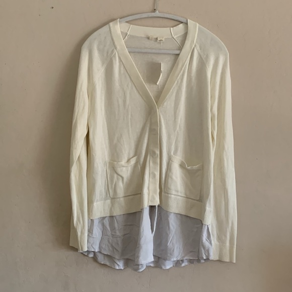 Anthropologie Aislinn Cardigan Rayon Hem NWT by Moth Size Medium - Picture 2 of 5